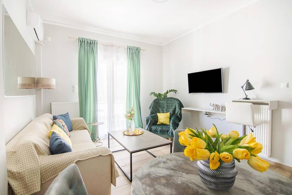 Bright Apartment For 6 Ppl In Athén Kültér fotó